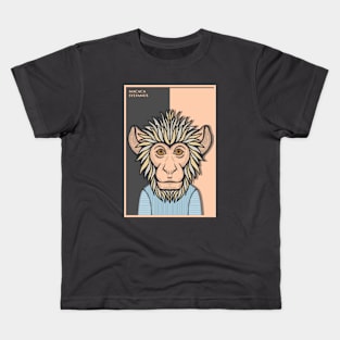 Barbary Macaque Monkey Kids T-Shirt